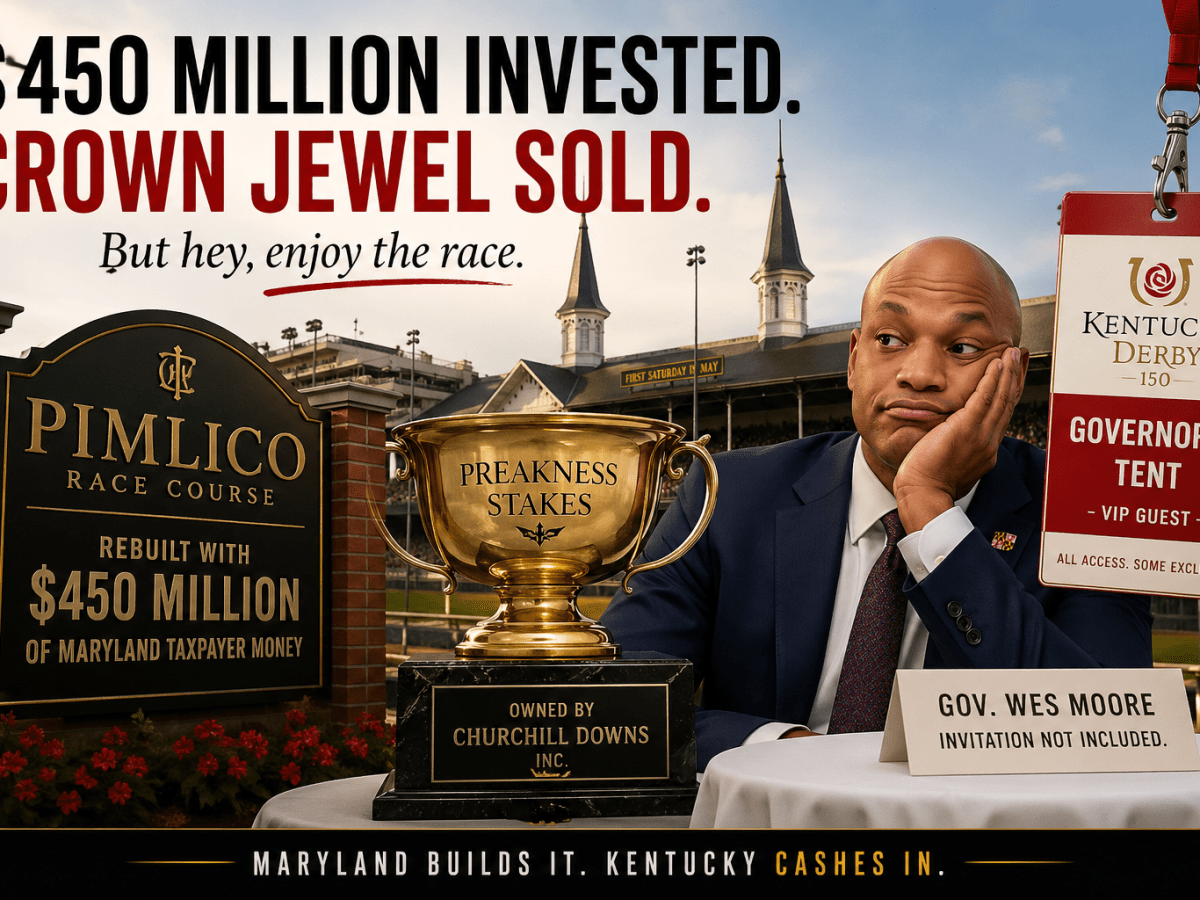 Maryland Spent $450 Million. Churchill Downs Bought the Crown Jewel. Moore Wasn’t&nbsp;Invited.