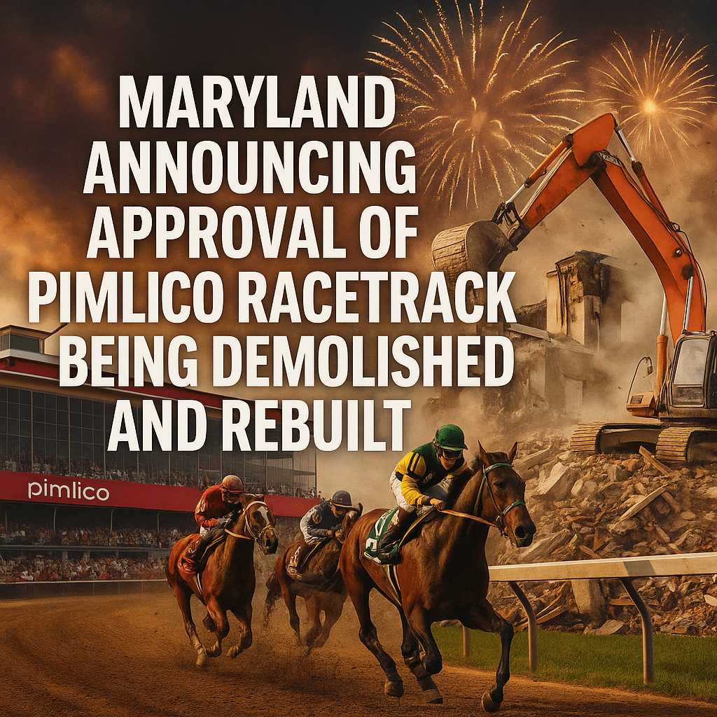 A New Era for Pimlico: Maryland Approves Bold Rebuild of Historic Racetrack