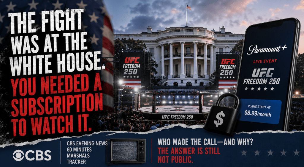 The Fight Was at the White House. You Needed a Subscription to Watch&nbsp;It.