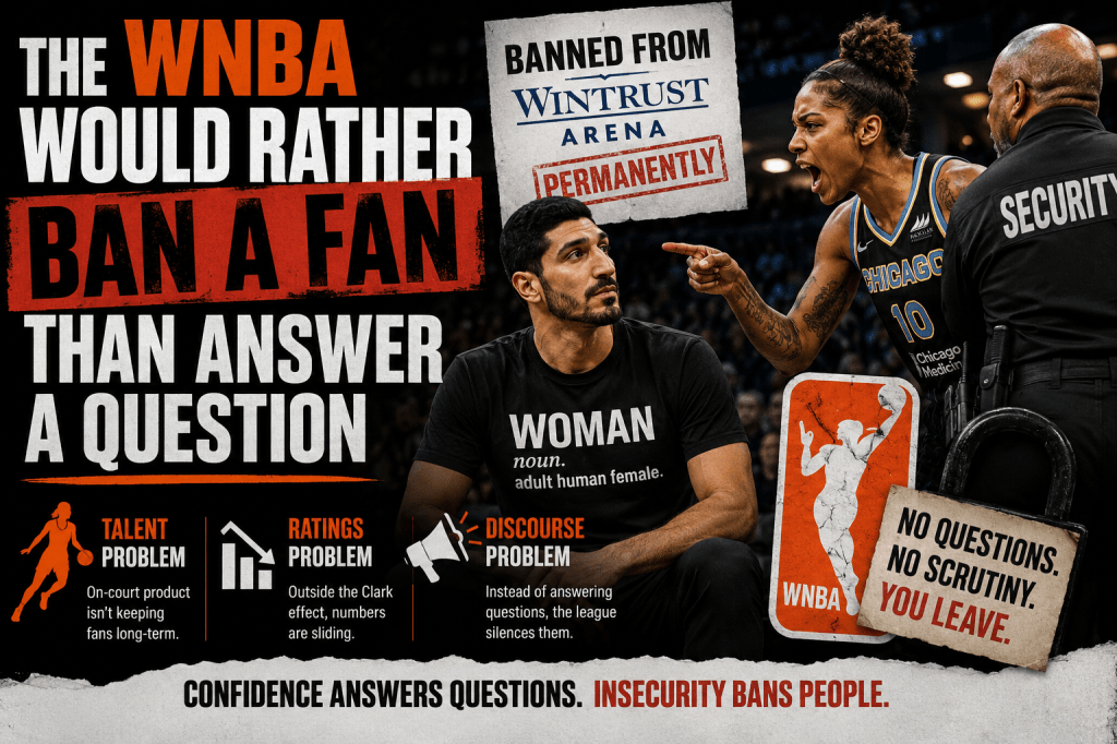The WNBA Would Rather Ban a Fan Than Answer a&nbsp;Question