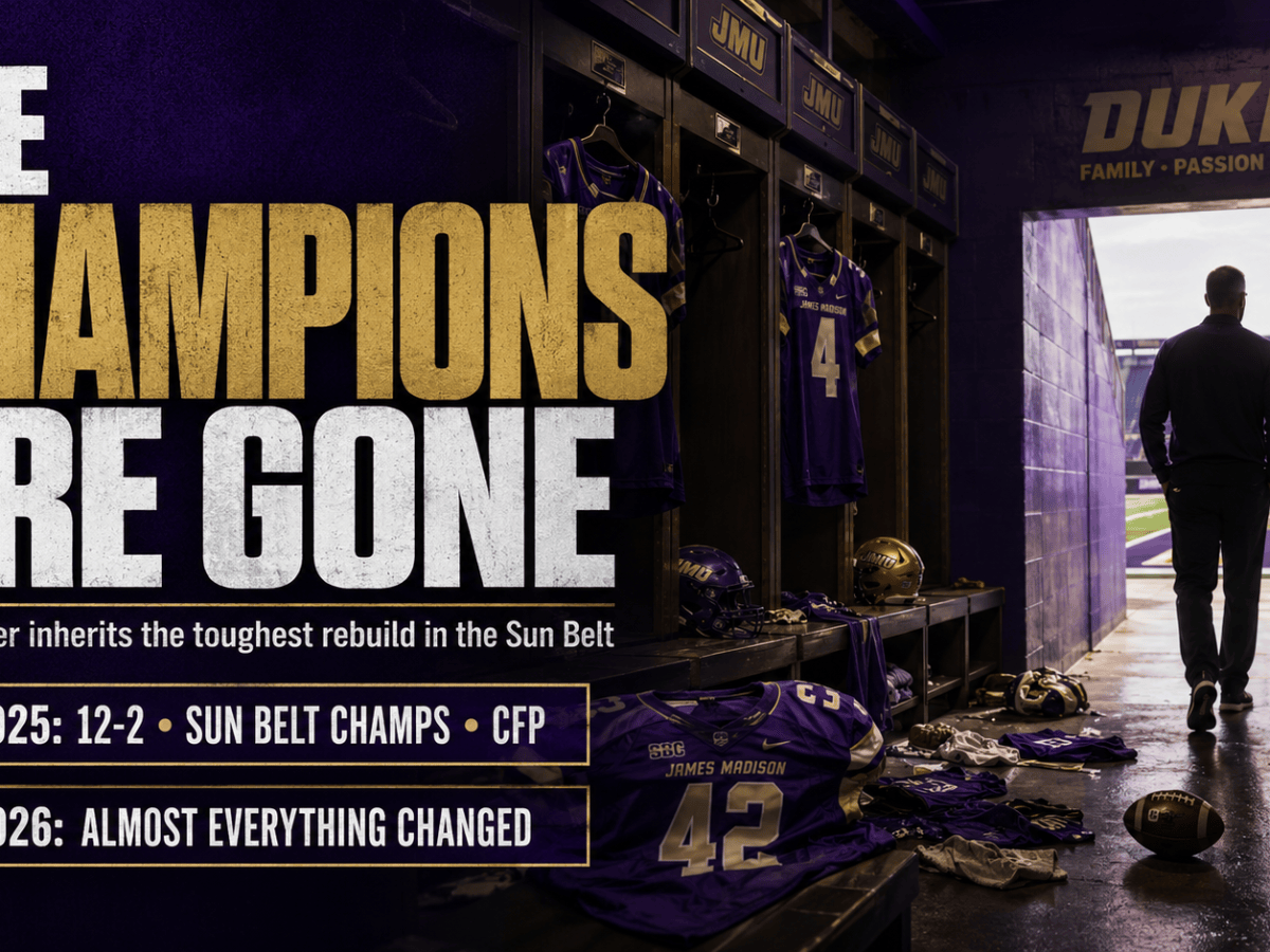 James Madison Blew Up Its Own Championship Roster. Napier Has to Rebuild It From&nbsp;Scratch.