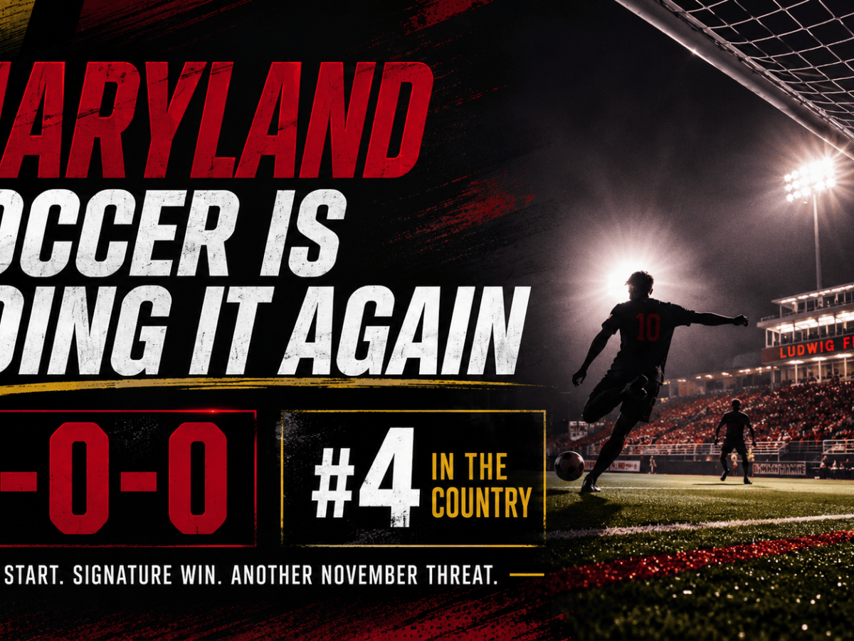 Maryland Soccer Is Doing It Again, and This Time Nobody’s&nbsp;Surprised